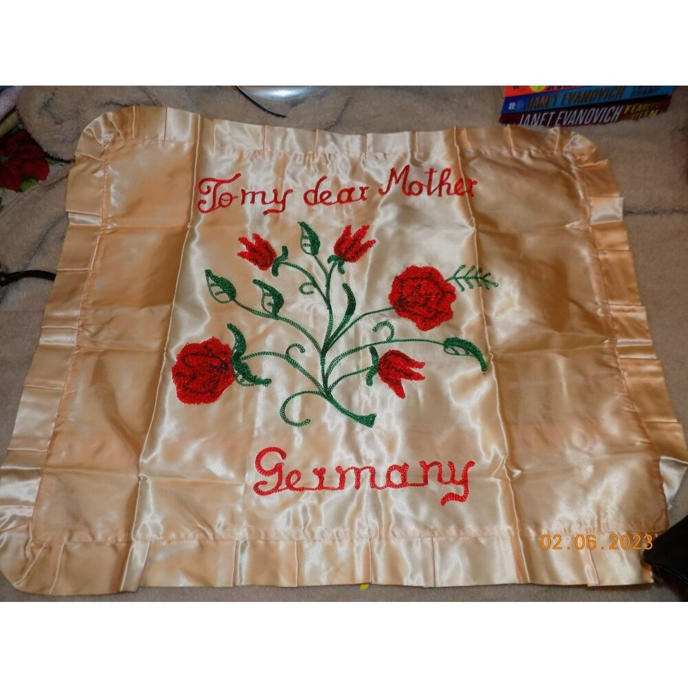 Vintage US Military Germany mother pillowcase